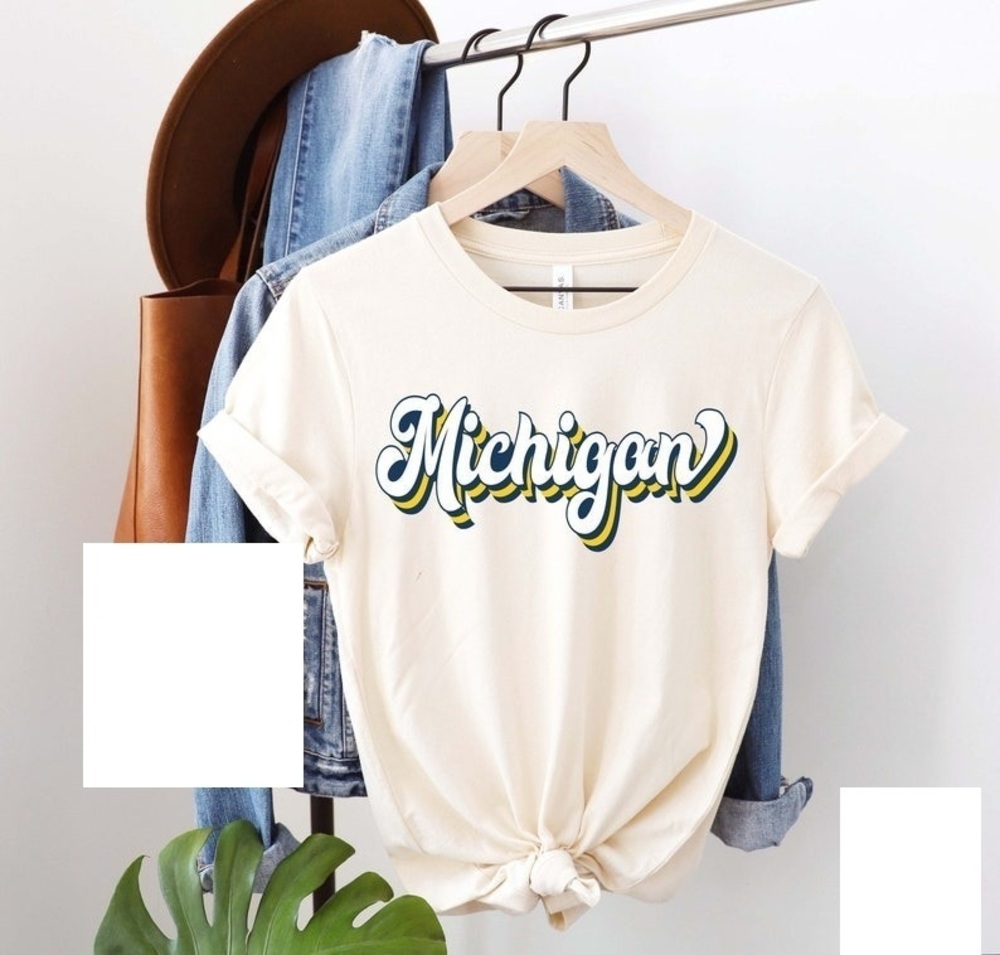 Retro Michigan Football Shirt, Michigan Football Tee,